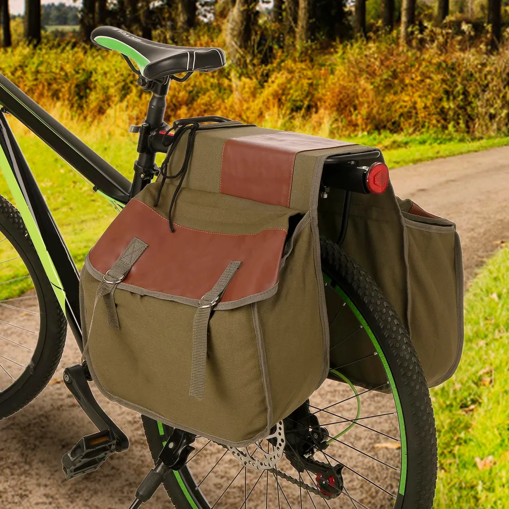 Sacoche de coffre de vélo double compartiment idéale pour le cyclisme