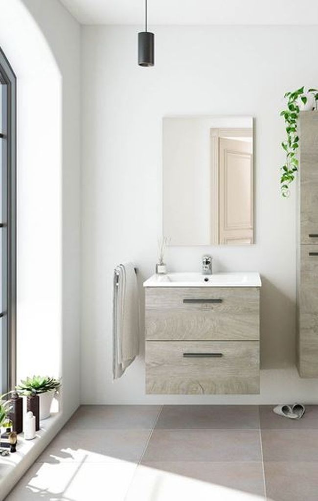 Badezimmer-Set >ARUBA< in Alaska-Eiche - 60x57x45 (BxHxT)