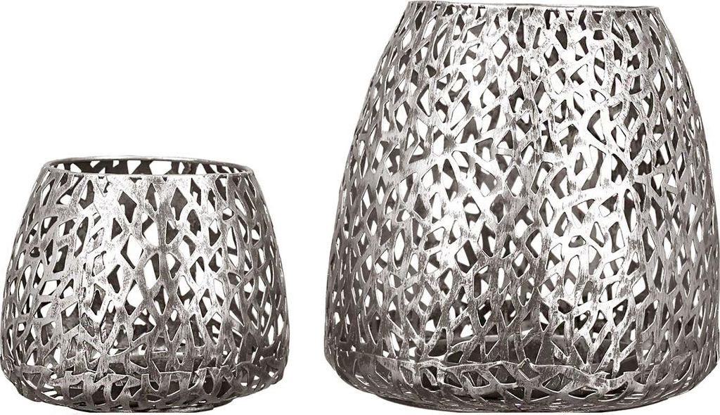 Gilde Lanterna Purley Piccola In Metallo Anticato – Colore Argento, Altezza 12 Cm, Per Decorazione Casa E Regalo - 2