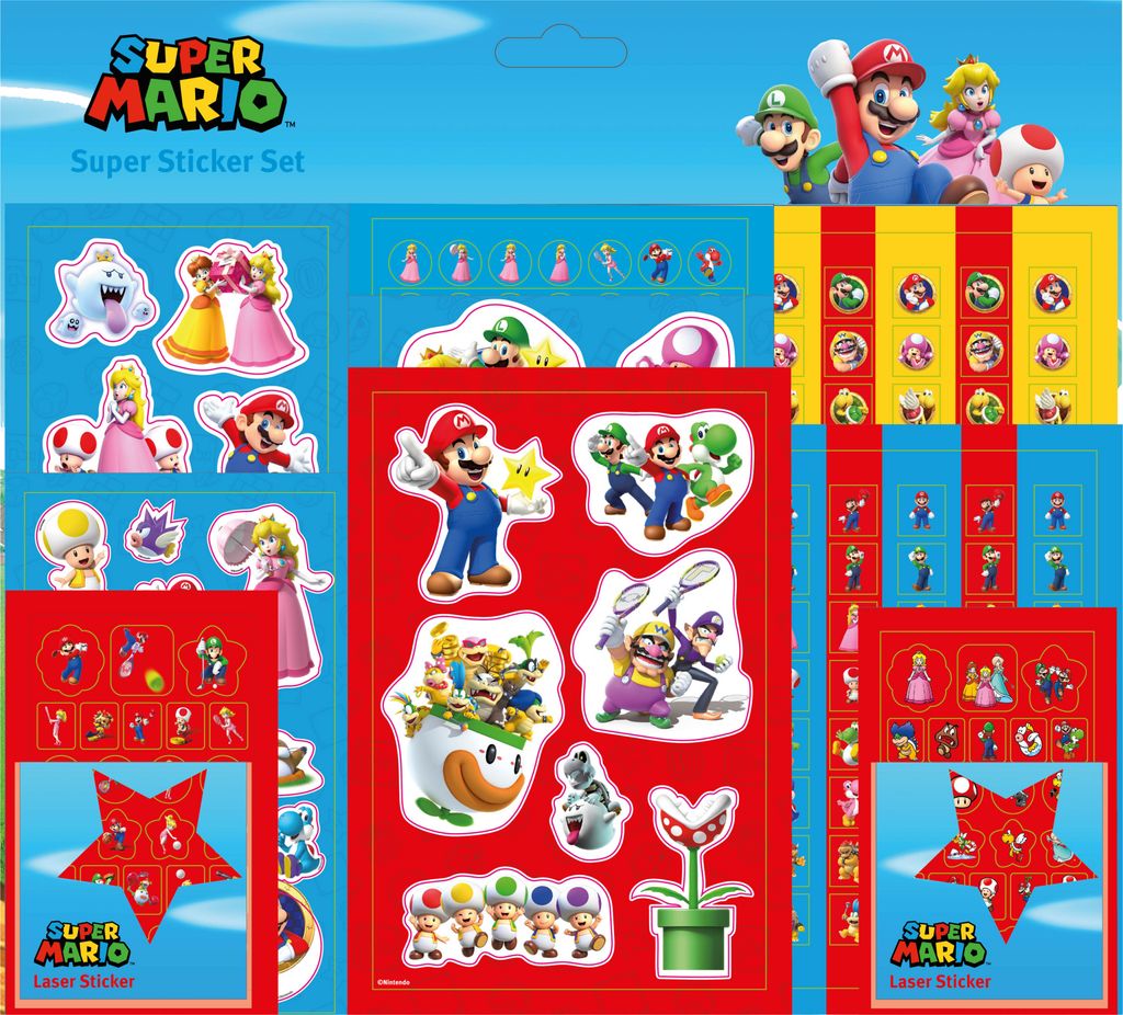 Nálepky sada 500 ks Super Mario Obrázok produktu 2