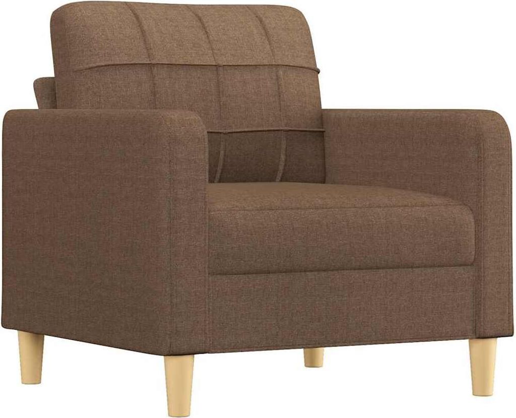 vidaXL Sofasessel Braun 60 cm Stoff