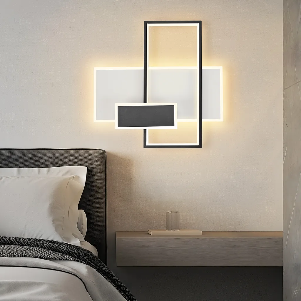 Plafonnier LED 58W à Intensité Variable avec Télécommande en Acrylique