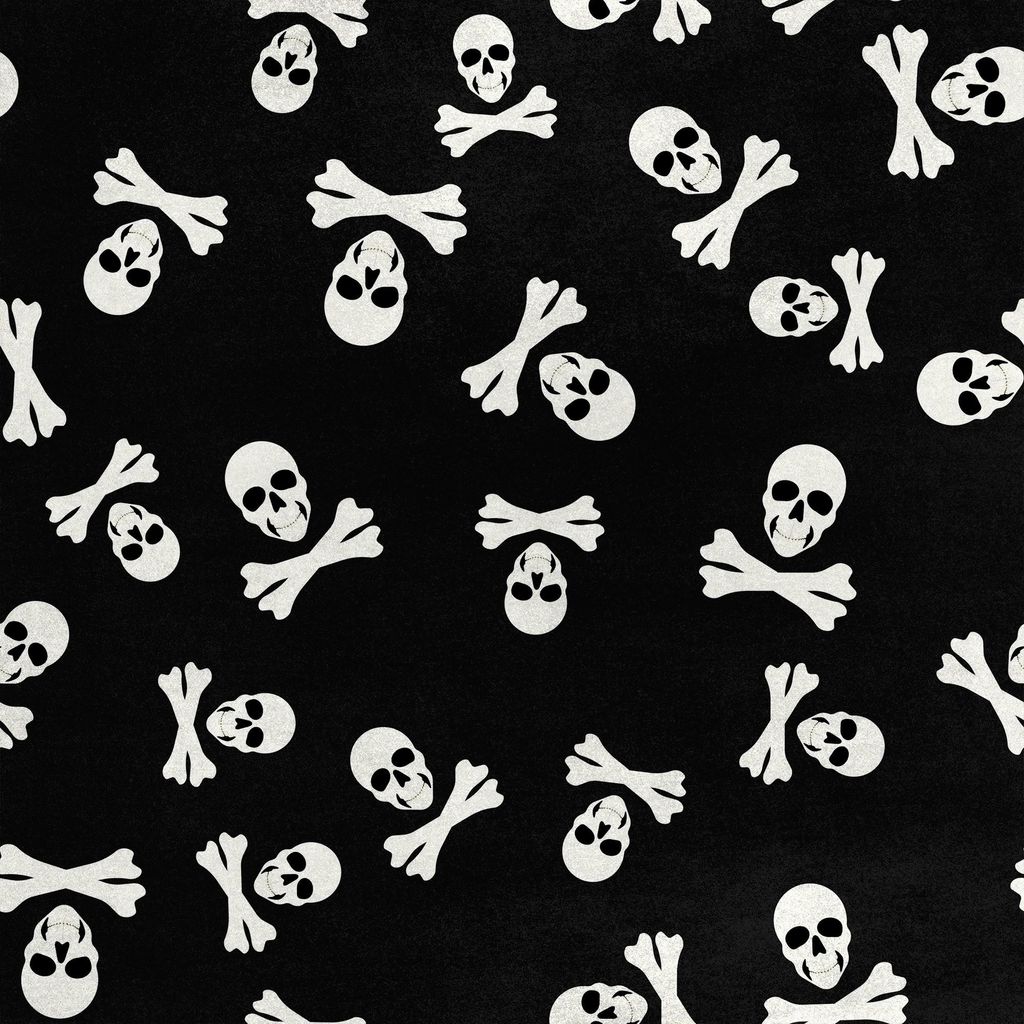 Royal Samt Stoff Polyester Zum Nähen - Motiv Pirate Symbol