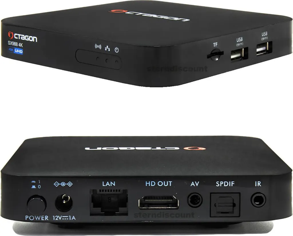 Boîtier Streaming 4K Octagon SX988 Linux Enigma2 pour IPTV et VOD - 13