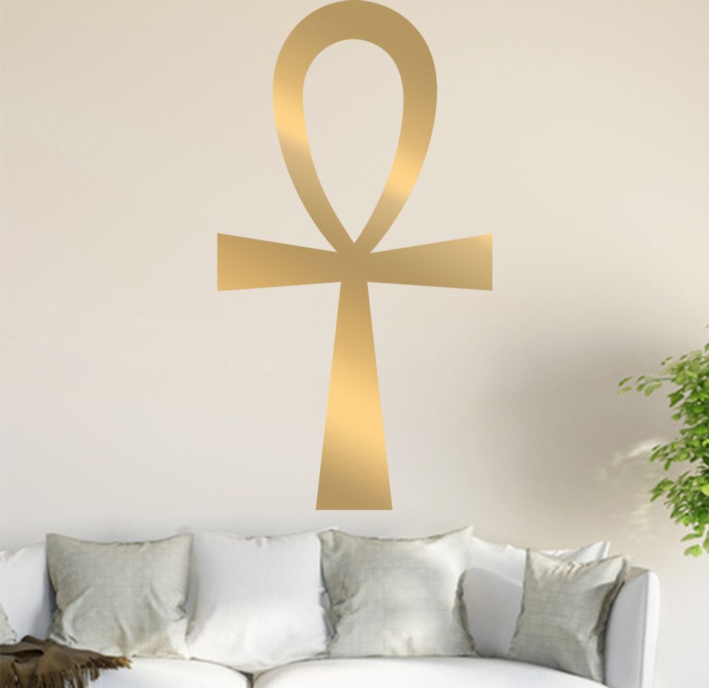 Ankh - Anch Wandtattoo in 6 Größen - Wandaufkleber Wall Sticker - Dekoration, Küche, Wohnzimmer, Schlafzimmer, Badezimmer