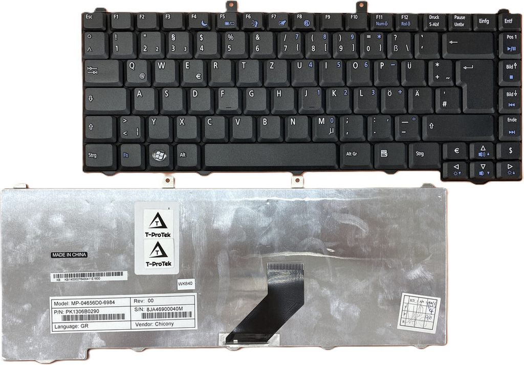 DEUTSCHE - schwarz Tastatur für Acer Aspire 5610 5500 5650 5680 3030 5630