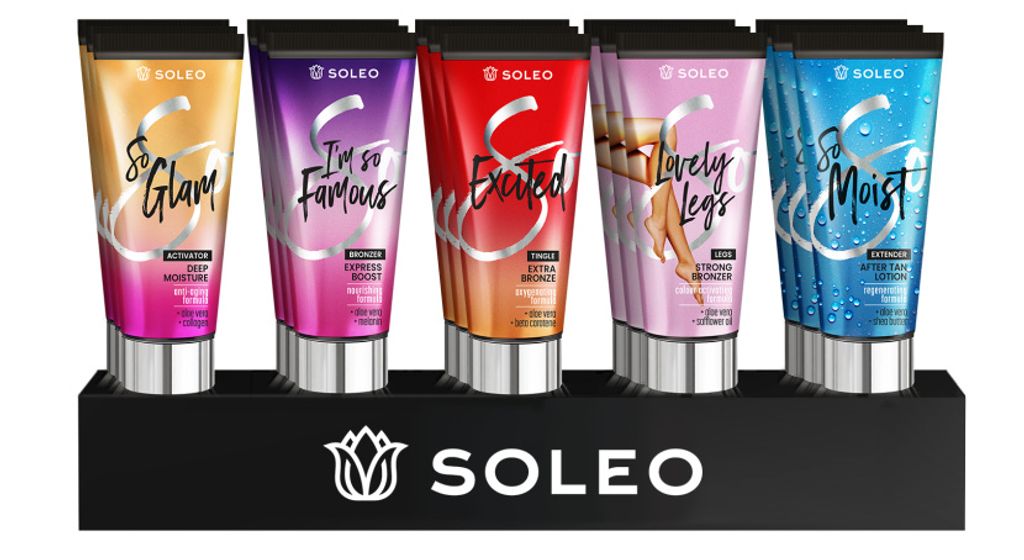 Soleo Shelf Talker Regalleiste für Kosmetik Produktbild 