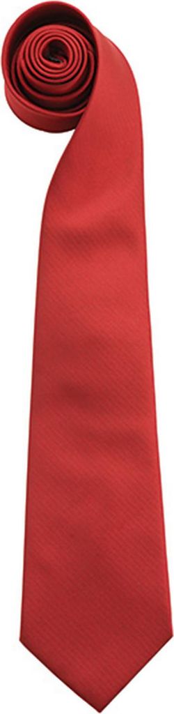 Premier Workwear PR765 | Krawatte Uni-Fashion / Colours - Farbe: Red (ca. Pantone 199C) - Größe: 144 x 10 cm
