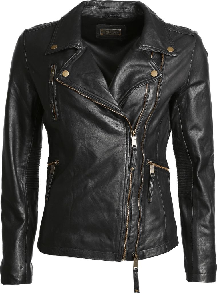 JCC Lederjacke 7080 Damen black 36