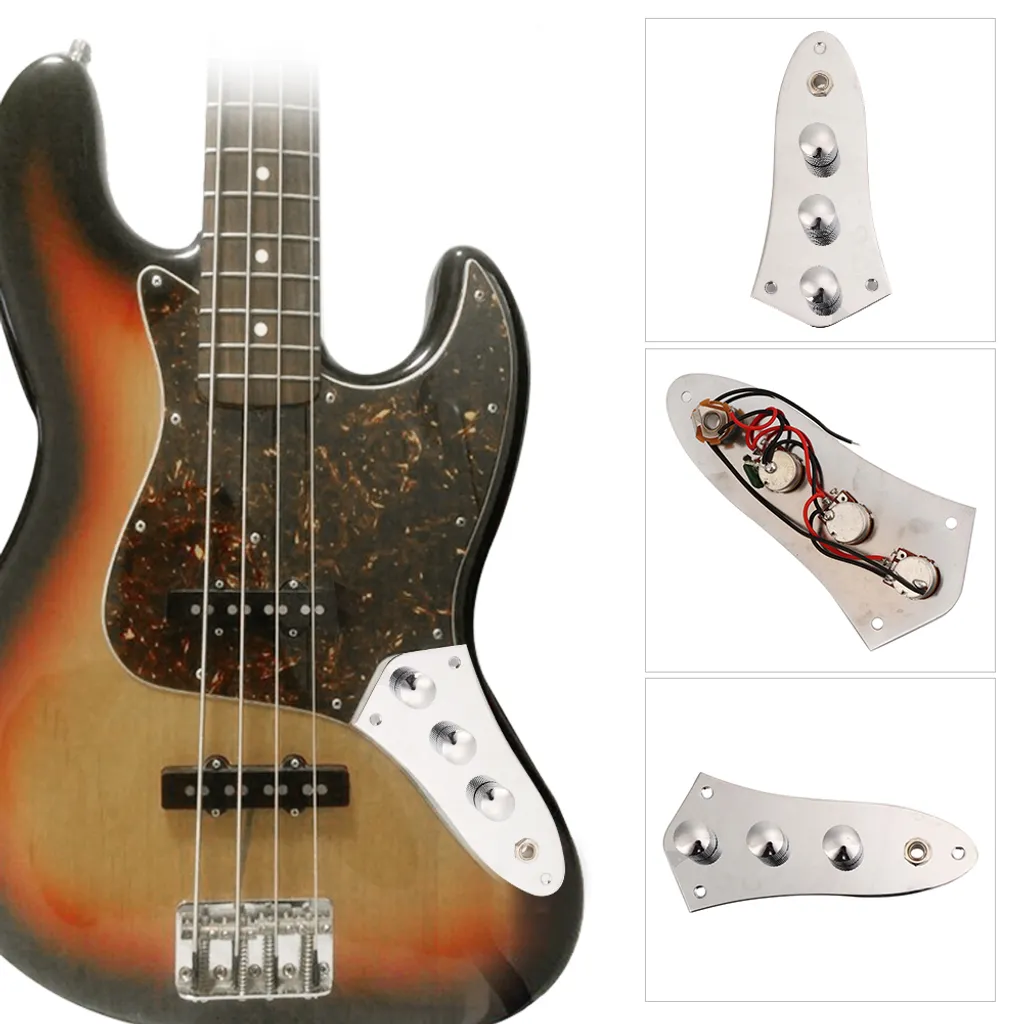 Piastra di controllo per chitarra, interruttore per piastra di controllo per chitarra, piastra di controllo per chitarra cablata, piastra di controllo per chitarra elettrica, accessori per chitarra elettrica - 4