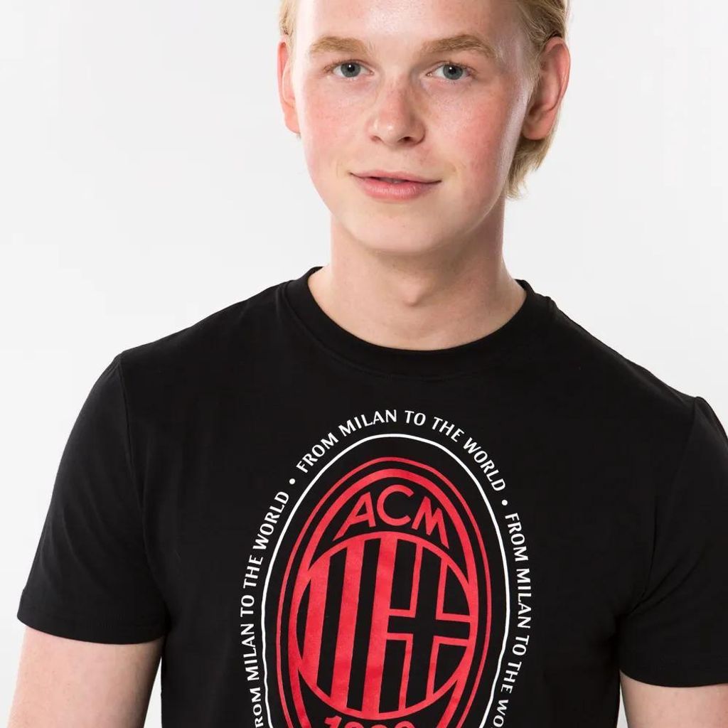 T-shirt con logo AC Milan per adulti - Taglia M Immagine del prodotto 