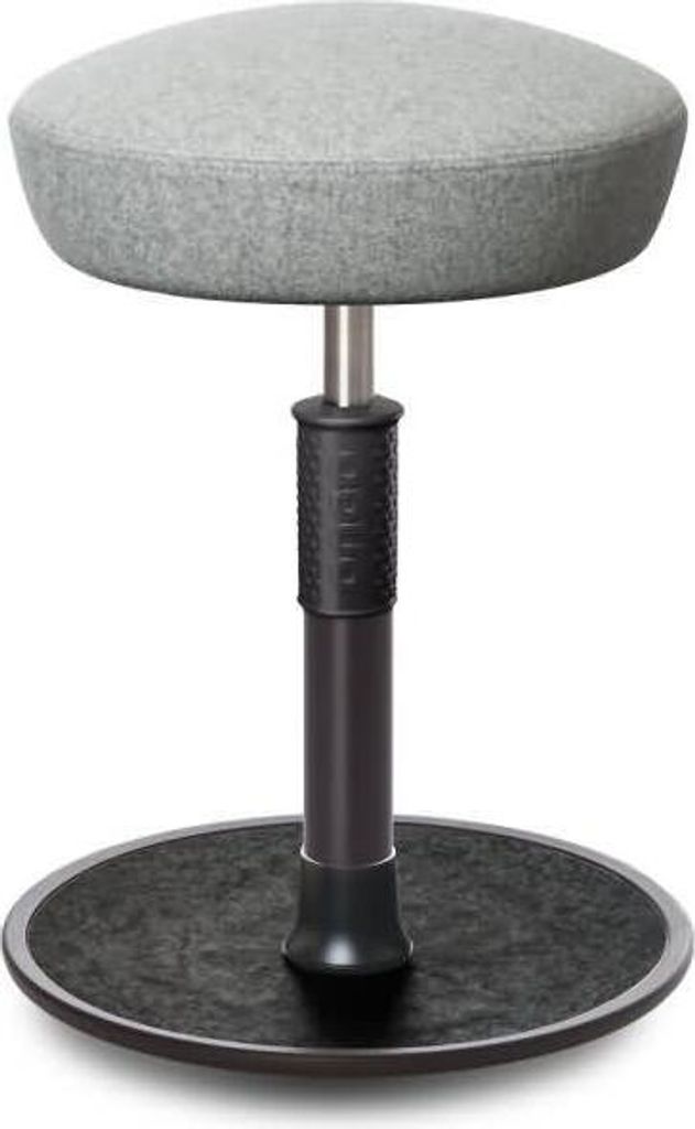 Sitz- Stehhocker Free Regular Hutsitz kvadrat Divina h.grau schw. /schw..