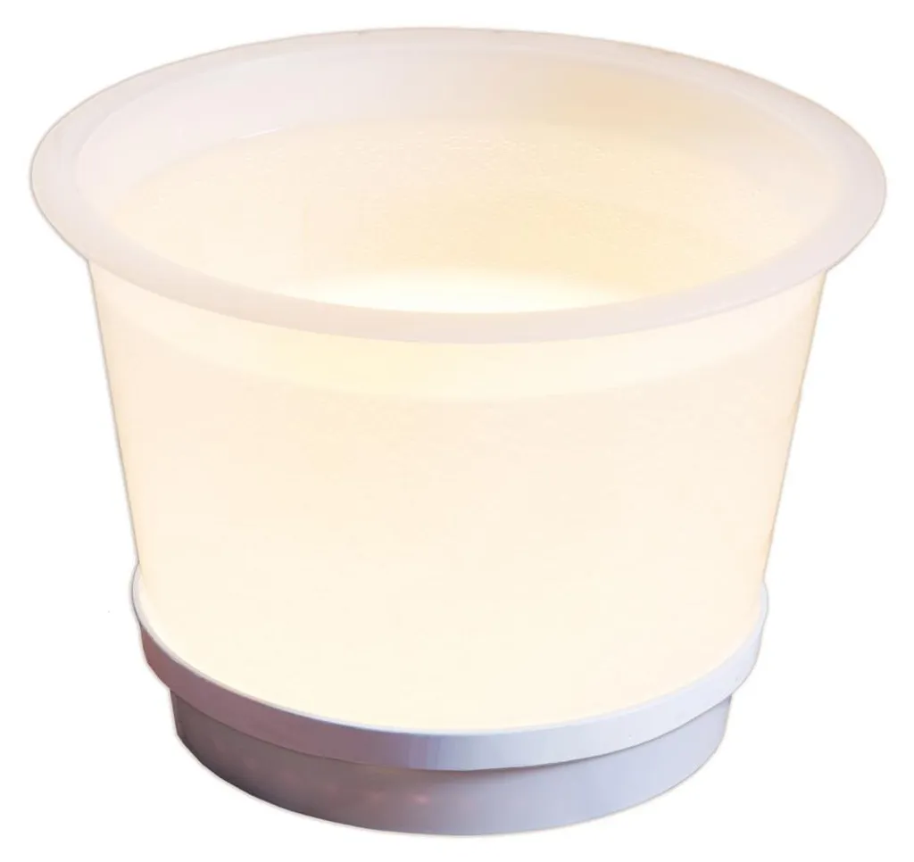 Seau à Sauna Lumineux 7 L : Ne Cherchez Plus l'Eau dans le Noir