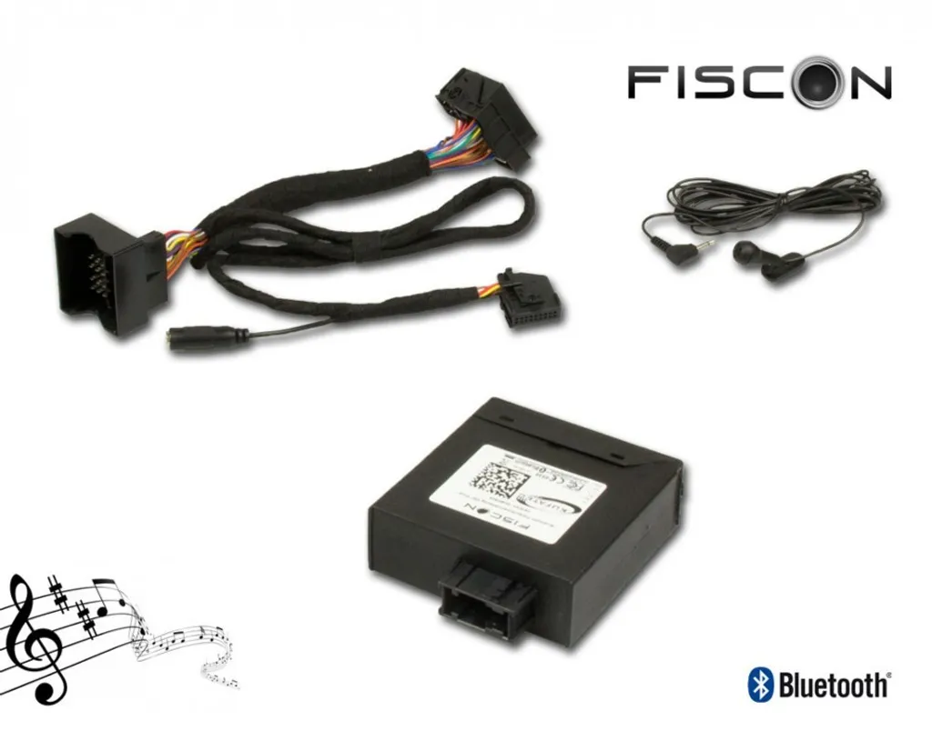 FISCON Kit mains libres Basic-Plus pour VW Skoda Seat avec Intégration - 4