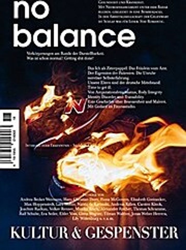 Kultur & Gespenster / Kultur & Gespenster Nr. 18 'NO BALANCE'