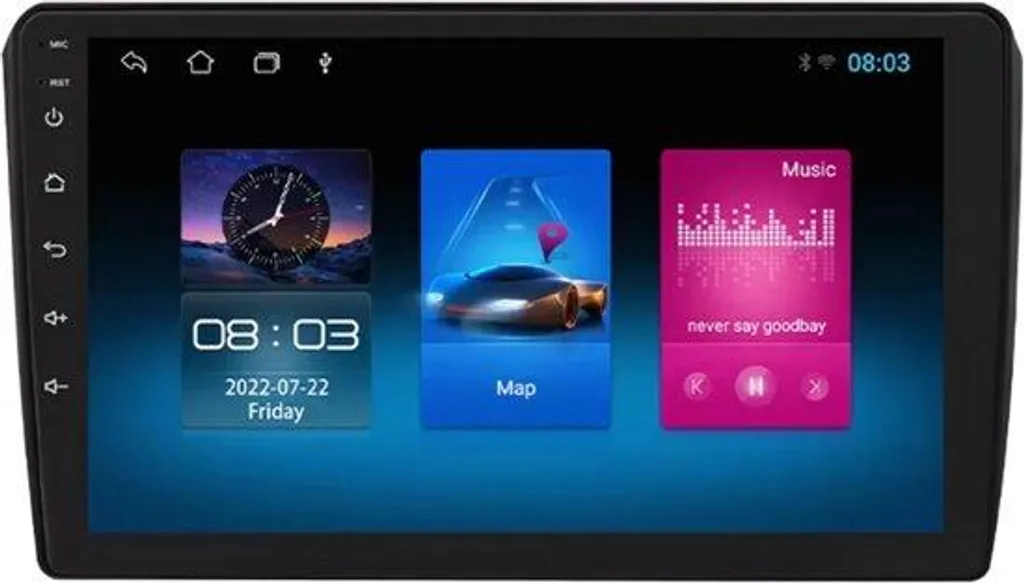 Poste Radio Android Audi A3 8P 2003-2013 avec Écran Tactile et Navigation