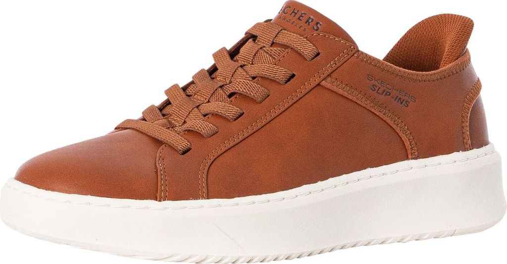 Skechers Slip-ins Court Break Trainers, Braun 45 EU Produktbild 
