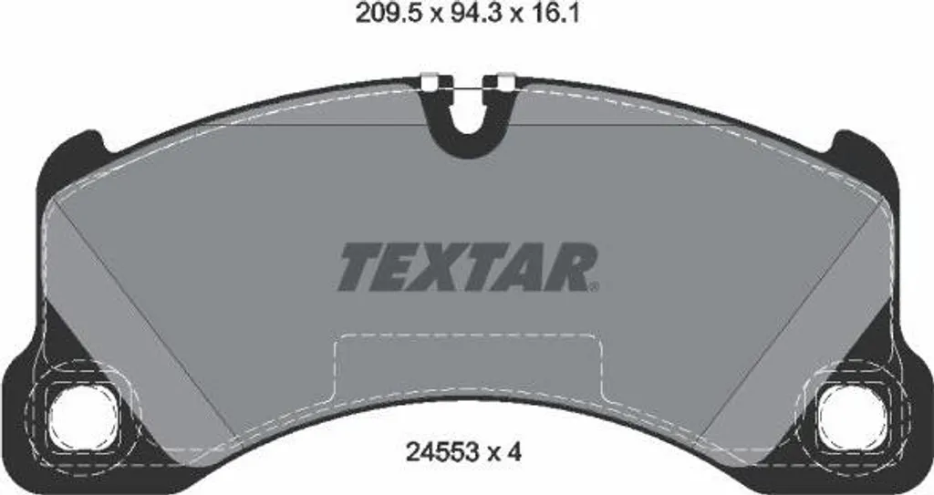 Plaquettes de frein Textar 2455301 pour Touareg Cayenne et Panamera