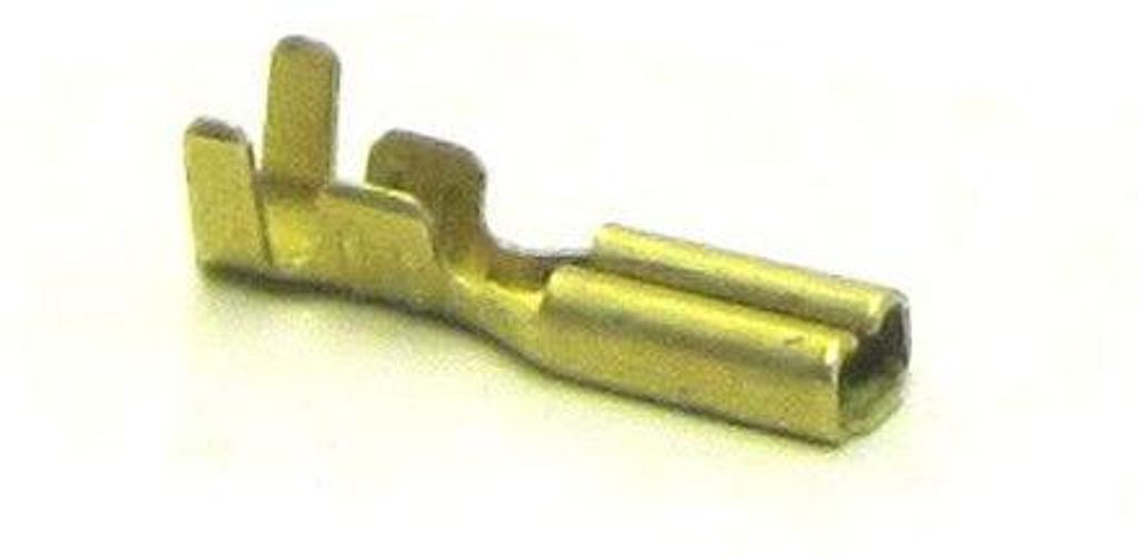 Bofix -Kabelschuh flach, weiblich 2,8 mm, nicht isoliert. pro 25