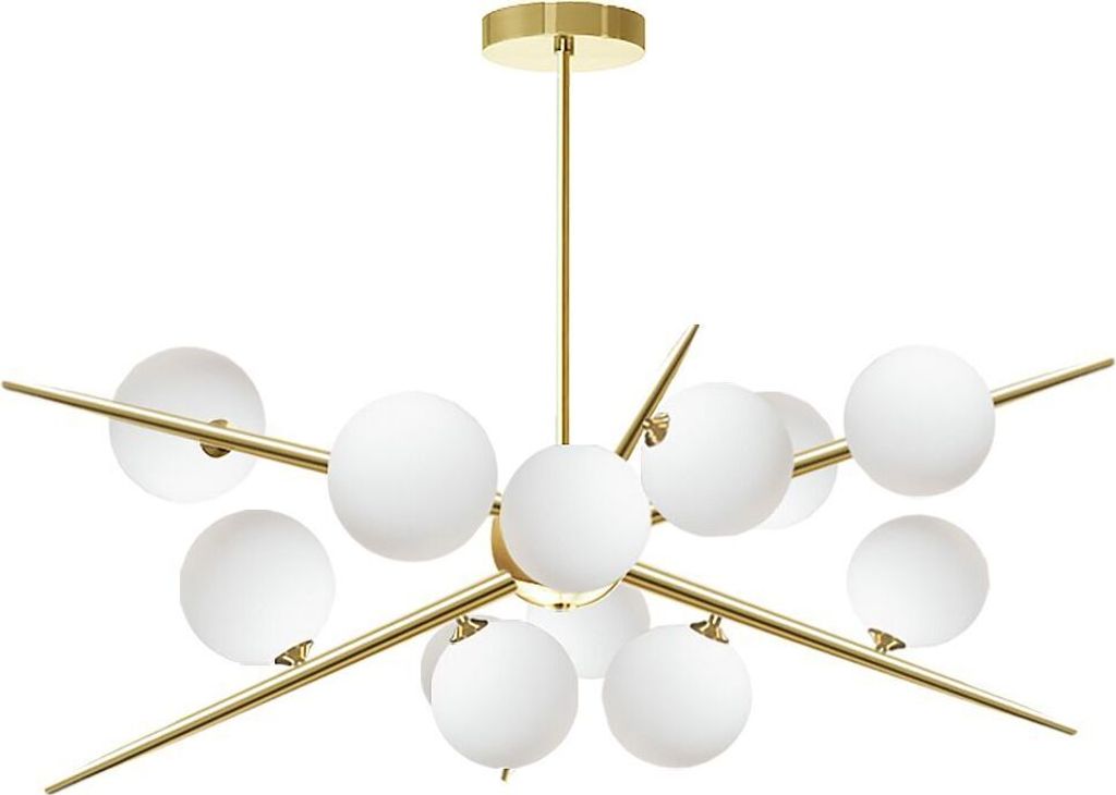 tooLight Pendellampe App998-12Cp Gold 12-Lichtquelle G9 65X70X90Cm