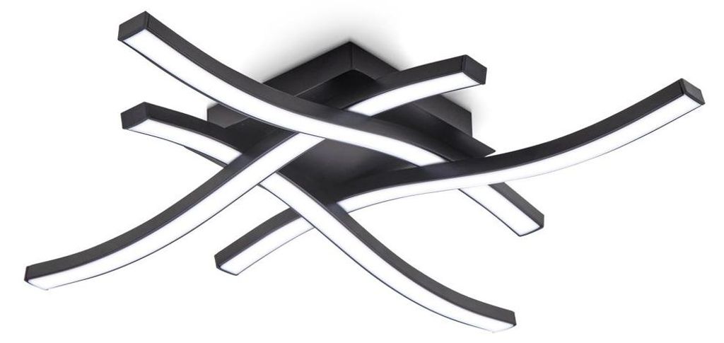 Plafonnier LED design 4 LED lustre plafond moderne Image du produit 