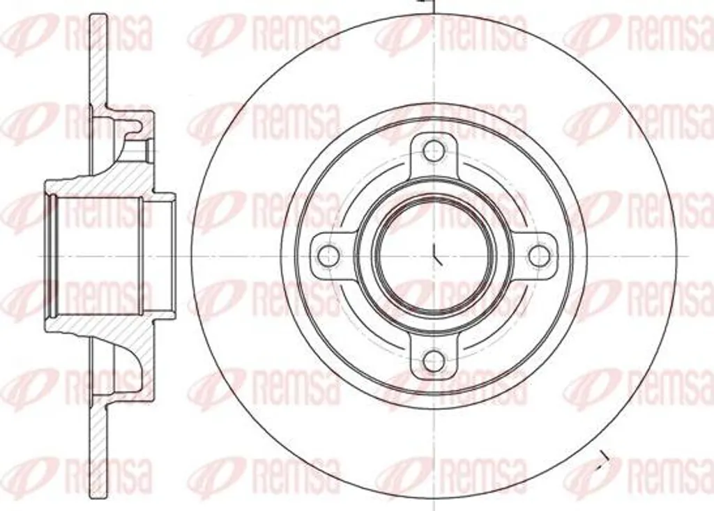 Disque de frein anti-vibration 266mm compatible avec Peugeot 208