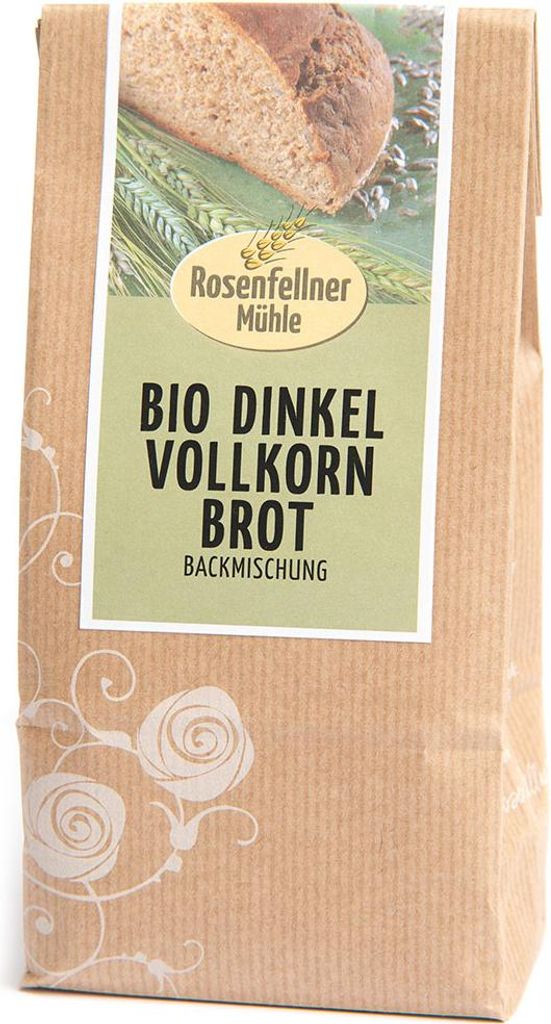 Dinkel VK-Brot Backmischung 500g - 6er Vorteilspack von Rosenfellner Mühle
