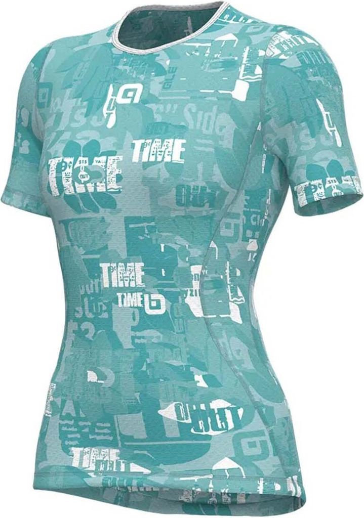 ALÉ Kurzarm Fahrrad-Shirt - INTIMO BREAK - Hellblau XS