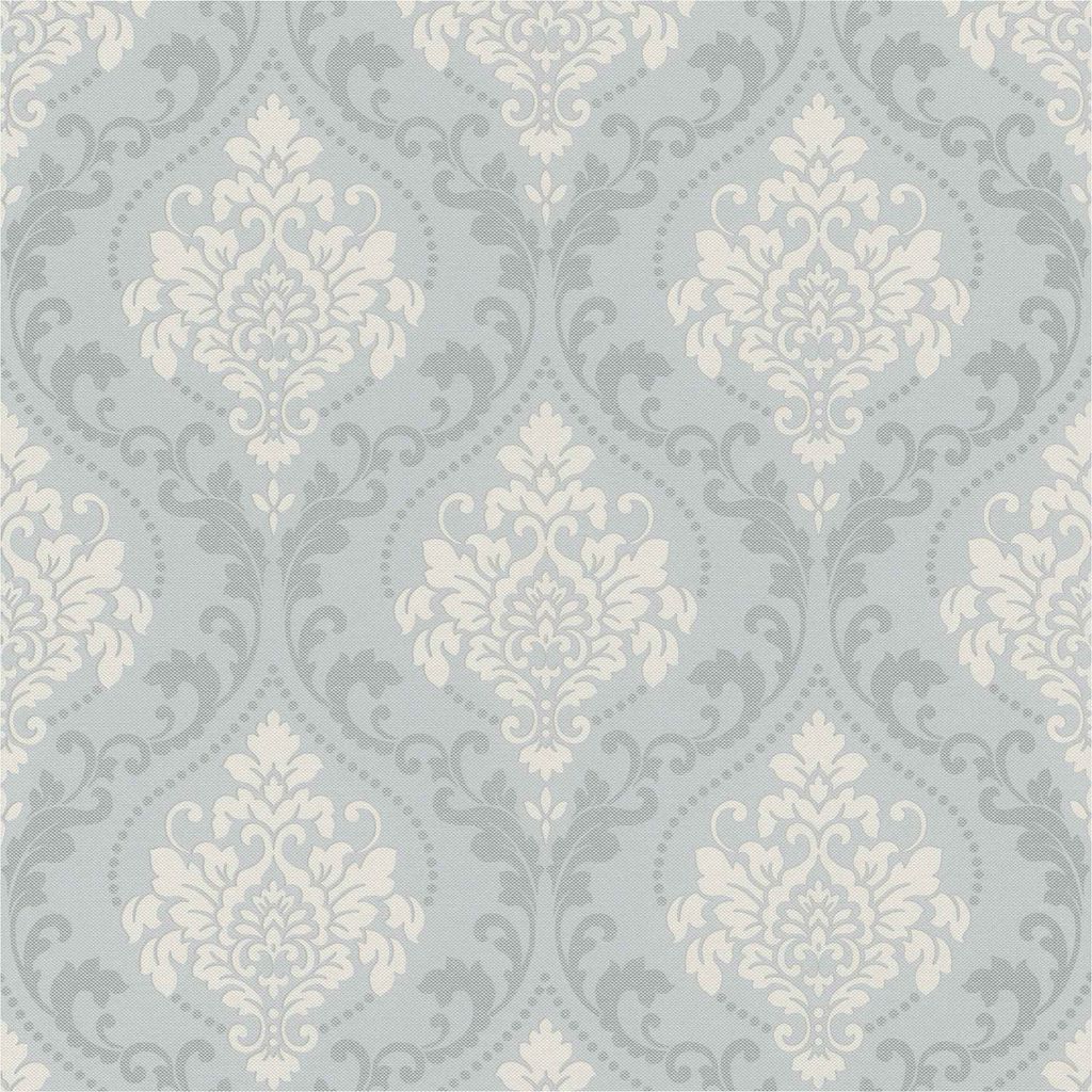 Papiertapete 218121 Tapete Retro Vintage 53 x 1005 cm Rasch Selection Grau Silber