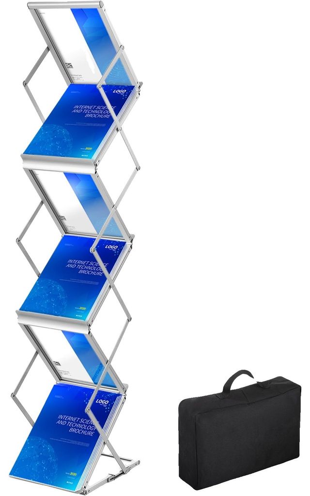 "Soporte para revistas VEVOR, con 6 compartimentos, tipo Imagen del producto 