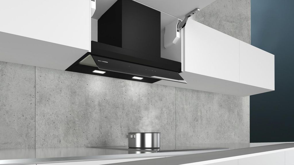 Siemens, LJ67BAM60 Integrierte Designhaube 60cm Klarglas Produktbild 3