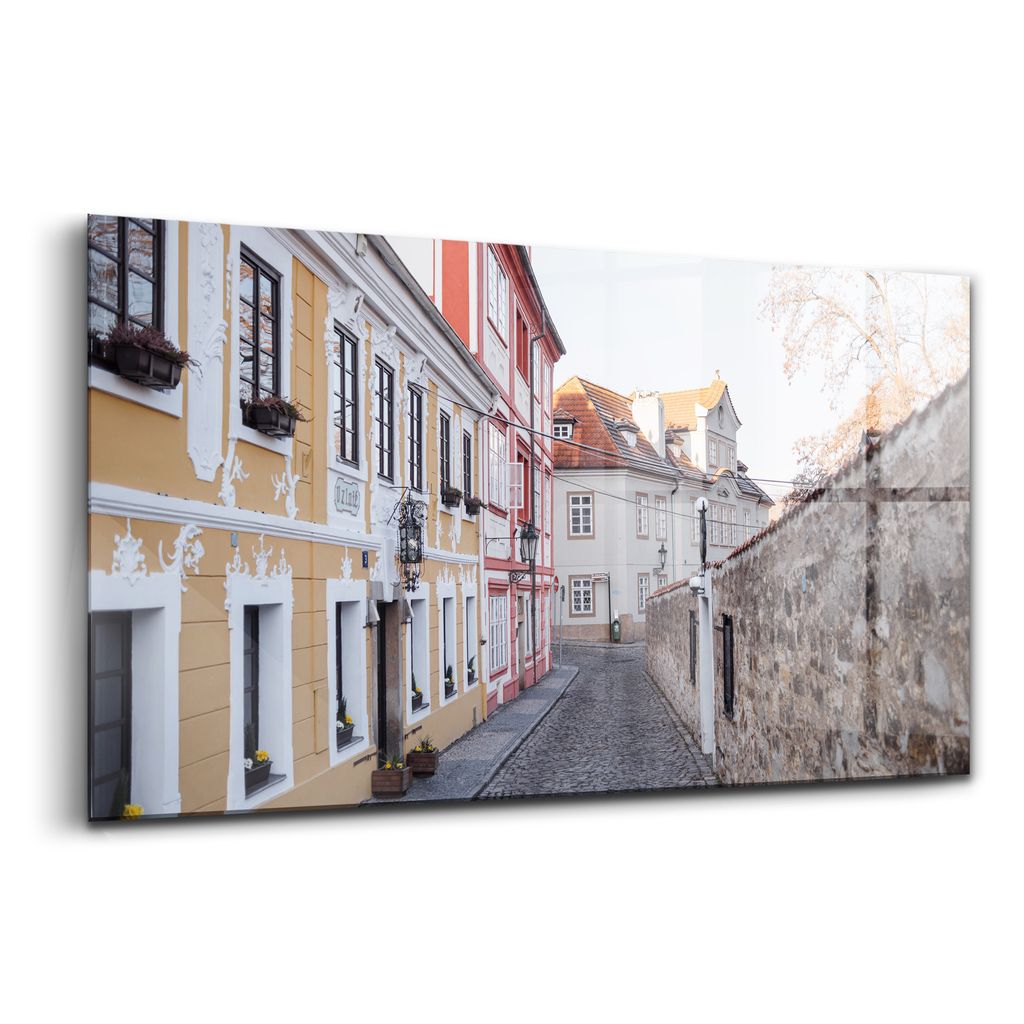 Glasmalerei - dekorative Malerei - moderne Malerei - 100x50 - Prager Straße