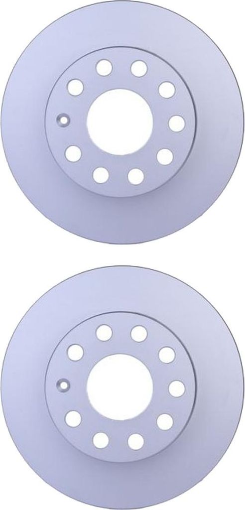 2 Bremsscheiben voll Ø 65 mm 11,9 mm HELLA passend für u.a. SKODA OCTAVIA