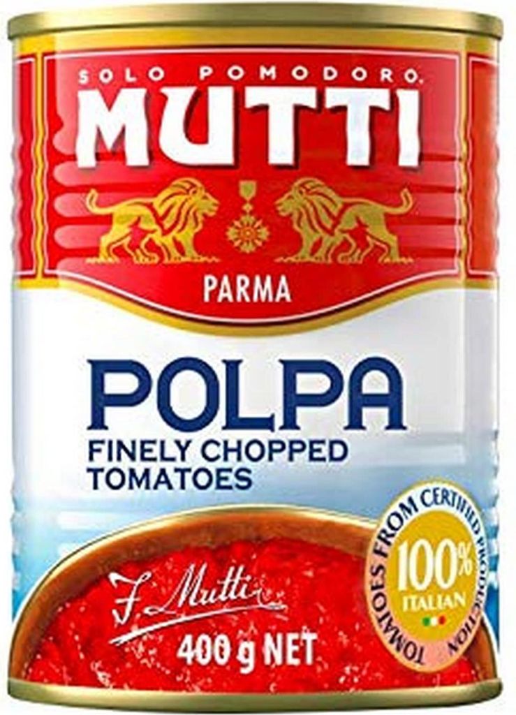 Mutti polpa di Pomodoro Tomatenpulpe Tomaten sauce 100% Italienisch 400g dose