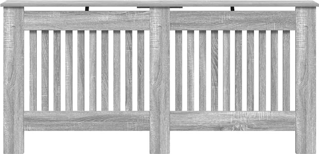Cache-Radiateur Gris Sonoma avec Tablette Déco 172 cm - Finition Premium