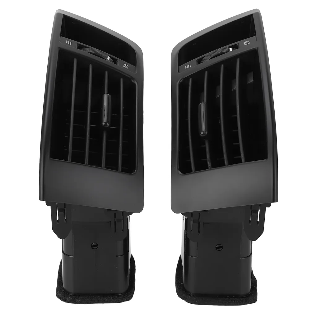 Grille d'aération console centrale en ABS noir haute résistance pour auto