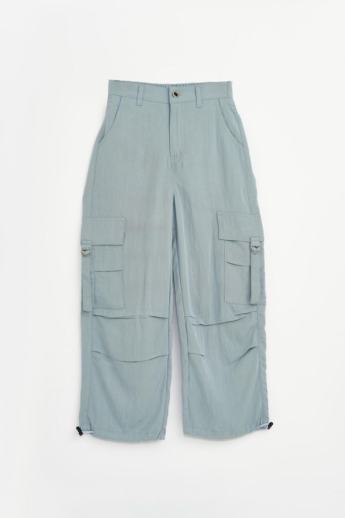 Bonito | Jungen Cargo Jogginghose - Größe 128 (7–8 Jahre) - Leicht - Bequem - Ideal für Frühling und Sommer