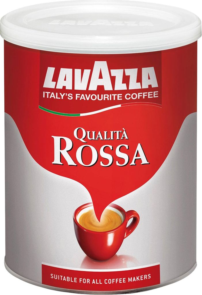 LAVAZZA Qualita Rossa Kaffee, gemahlen Arabica- und Produktbild 