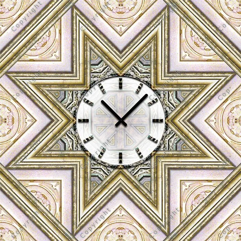 Orologio da Parete Design Dixtime 4103 - 30x30 Moderno Silenzioso
