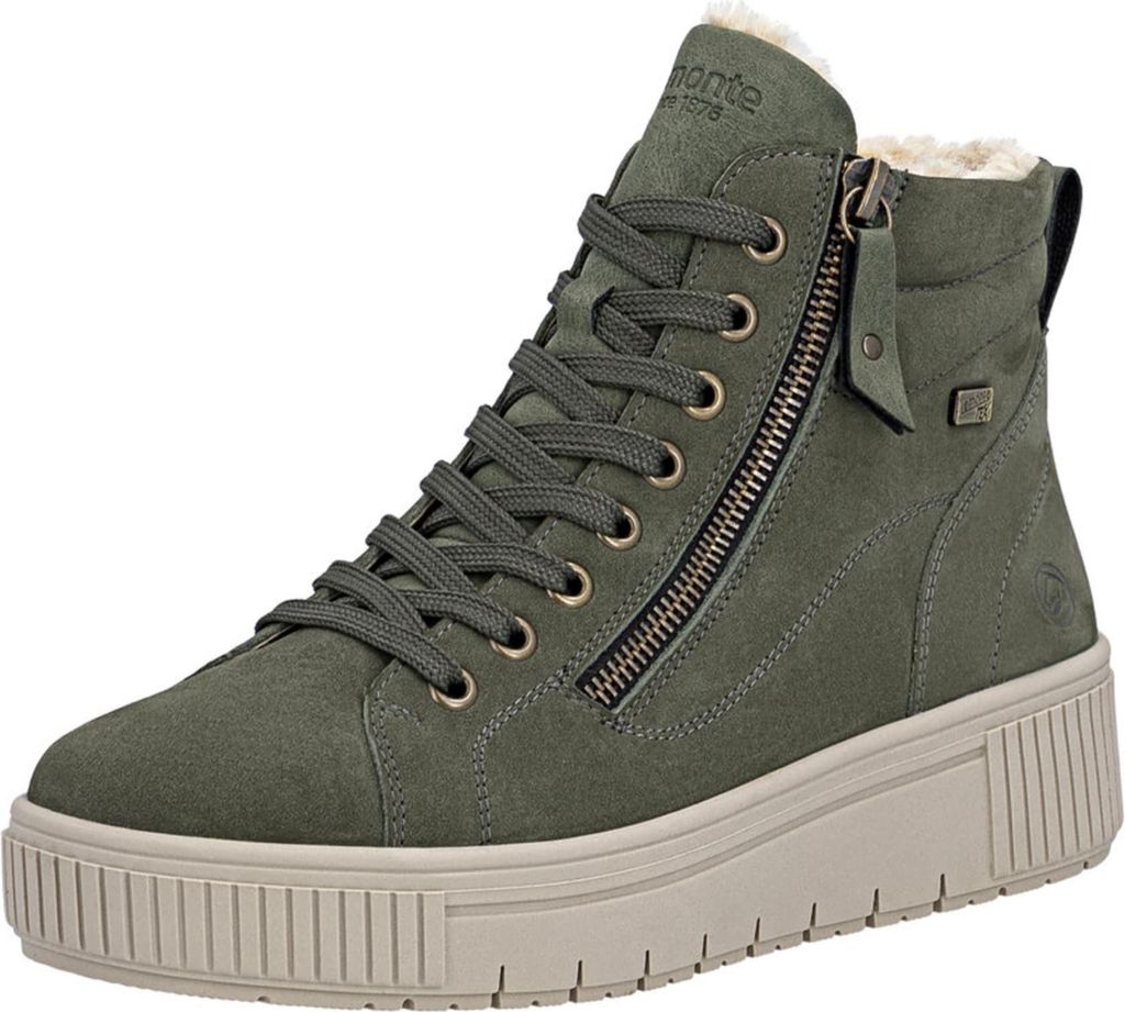 Remonte Schnürboots Damen 32303937303039 Grün 36 EU