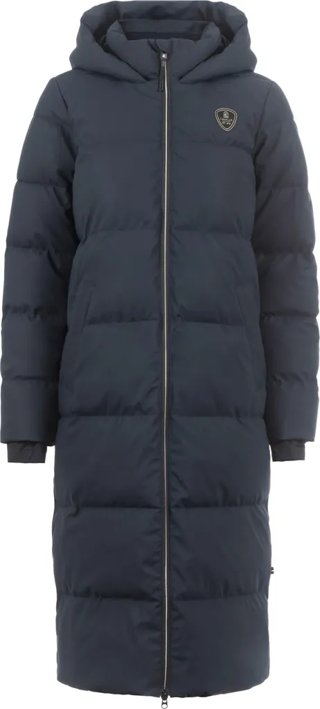 Manteau Long Matelassé Cavallo Reza Bleu Marine Sportswear Taille 36