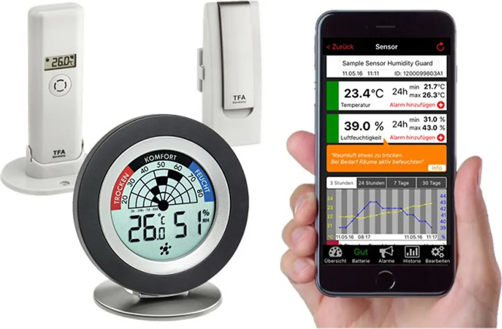 Station météo connectée TFA WeatherHub avec capteur Cosy Radar précis