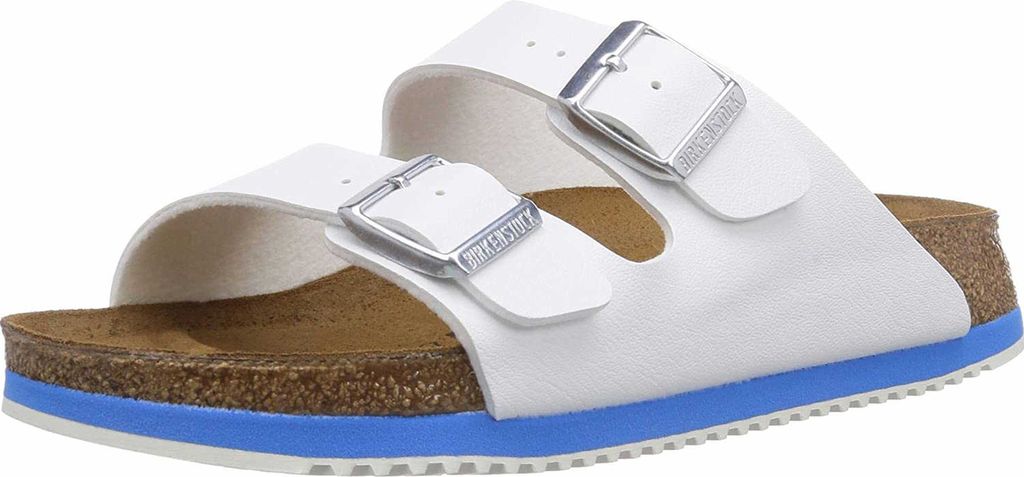 BIRKENSTOCK Arizona Super Grip Sandalen weiß schmal 48