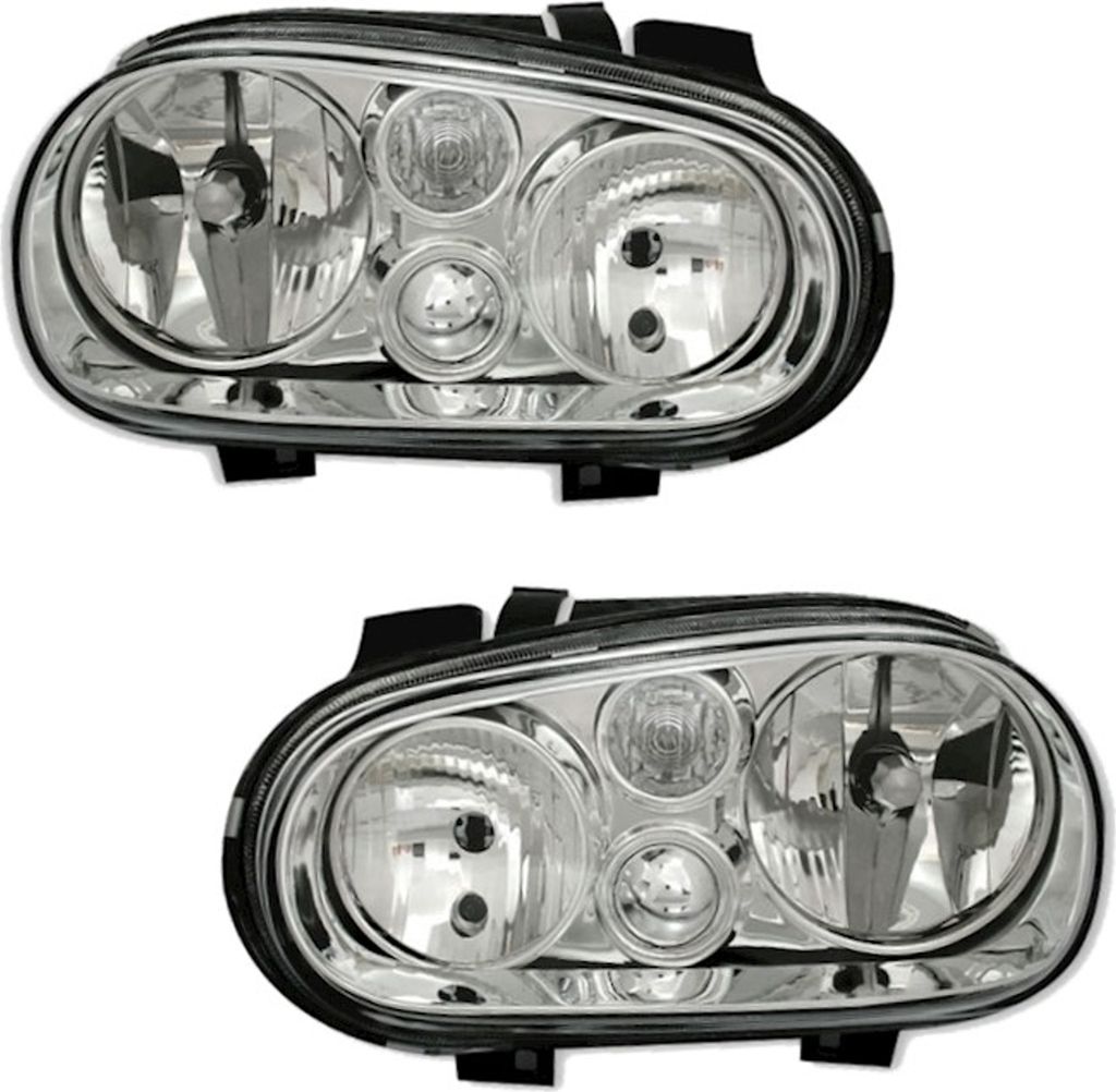 TYC Scheinwerfer Set für VW Golf 4 ohne NSW H1 H7 Halogen LWR Stellmotor