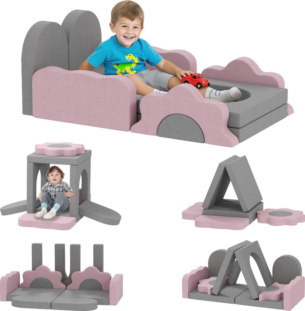 Sofa do zabawy AIYAPLAY, sofa dziecięca wykonana z Zdjęcie produktu 