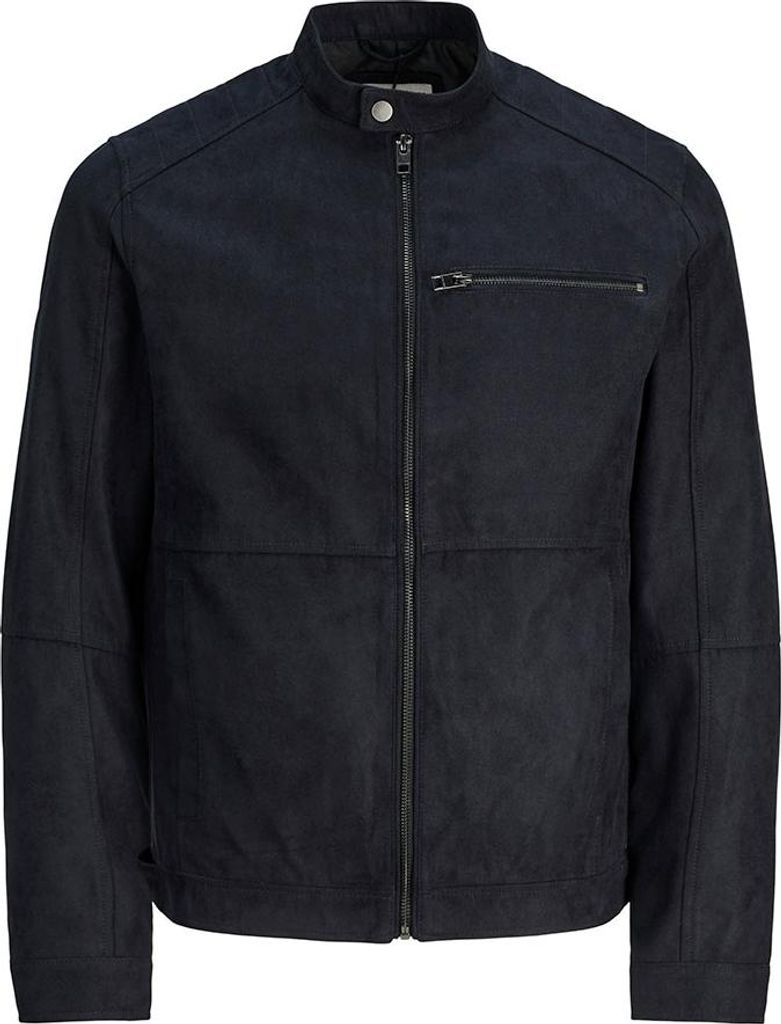 Jack & Jones Dylan Biker Lederjacke Schwarz L Mann Schwarz L