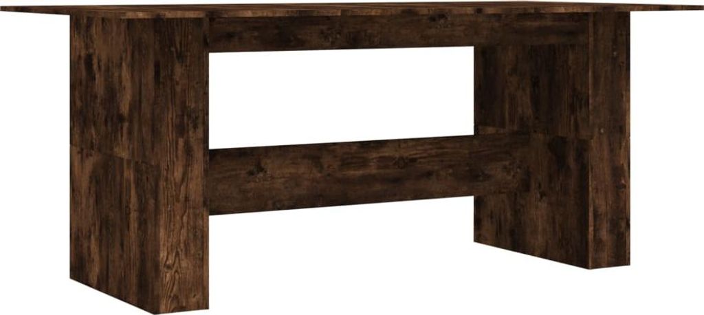 vidaXL Esstisch Räuchereiche 180x90x76 cm Holzwerkstoff Produktbild 