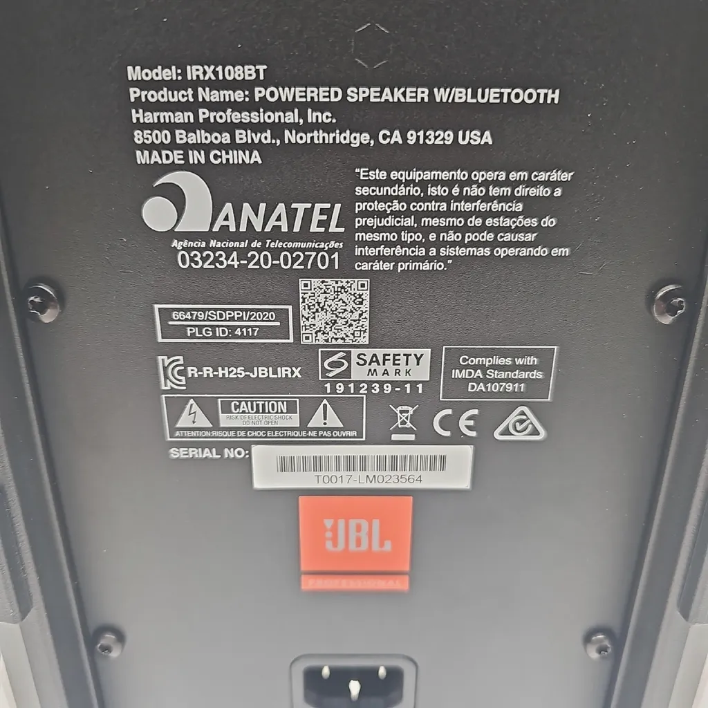 Enceinte de sonorisation active JBL IRX108BT compacte de 1000 Watts - 17