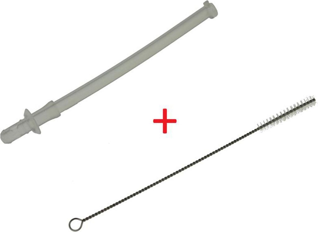 DeLonghi 5313235381 Milchschlauch + Reinigungsbürste für Produktbild 