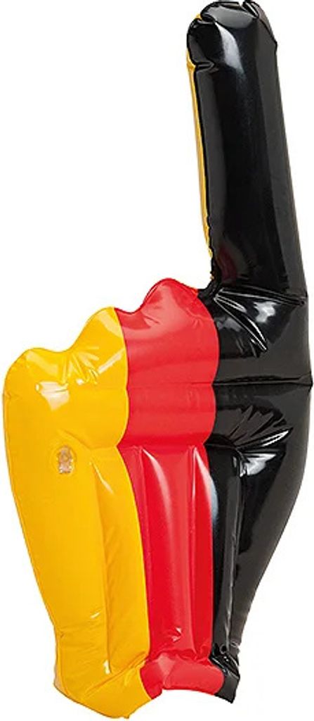 Hand aufblasbar Deutschland Fanartikel Ole Hand Alemania Hand inflatable Germany
